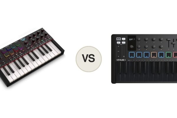 Montaje comparativo Akai MPK Mini IV contra Arturia MiniLab 3