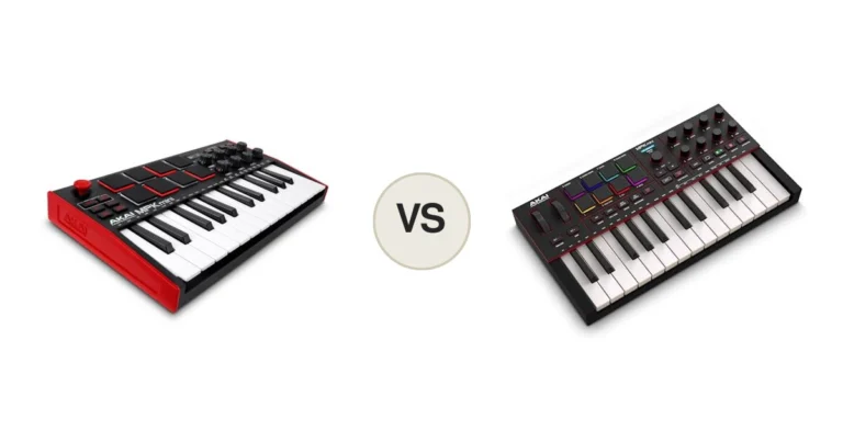 Akai MPK Mini MK3 vs Akai MPK Mini IV, montaje comparativo
