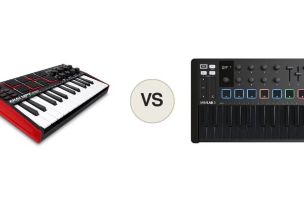Montaje comparativo: Akai MPK Mini MK3 y Arturia MiniLab 3