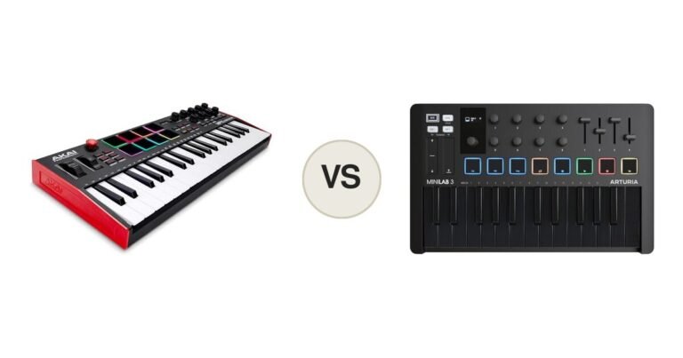 Montaje comparativo Akai MPK Mini Plus contra Arturia MiniLab 3