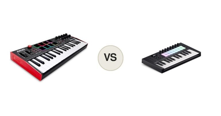 Montaje comparativo Akai MPK Mini Plus contra Novation Launchkey Mini MK4