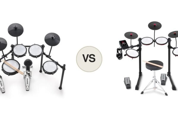 Montaje comparativo: Alesis Nitro Max y Alesis Turbo Max