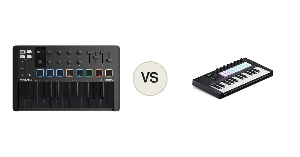 Arturia MiniLab 3 vs Novation Launchkey Mini MK4