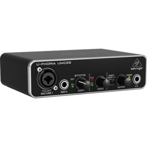 Behringer U-PHORIA UMC22, interfaz de audio USB de dos entradas