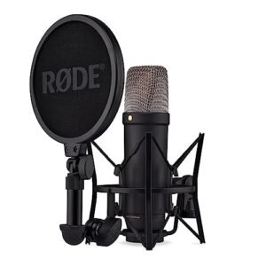 Rode NT1 5ª generación, micrófono de condensador con soporte antivibración y filtro antipop