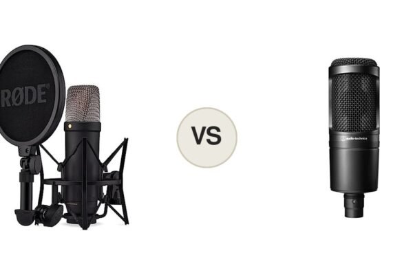 Montaje comparativo: Rode NT1 y Audio-Technica AT2020