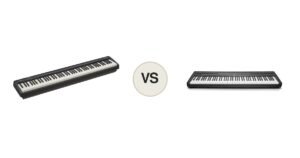 Montaje comparativo: Roland FP-10 y Yamaha P-45