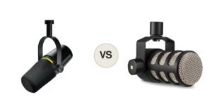 Shure MV7+ frente a Rode PodMic, comparativa de micrófonos dinámicos