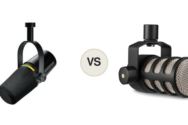 Shure MV7+ frente a Rode PodMic, comparativa de micrófonos dinámicos