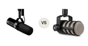 Montaje comparativo Shure SM7dB contra Rode PodMic