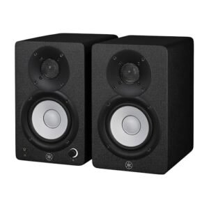 Par de monitores de estudio Yamaha HS4 en negro
