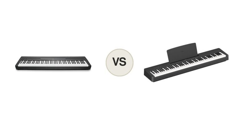 Montaje comparativo Yamaha P-45 contra Yamaha P-145BT