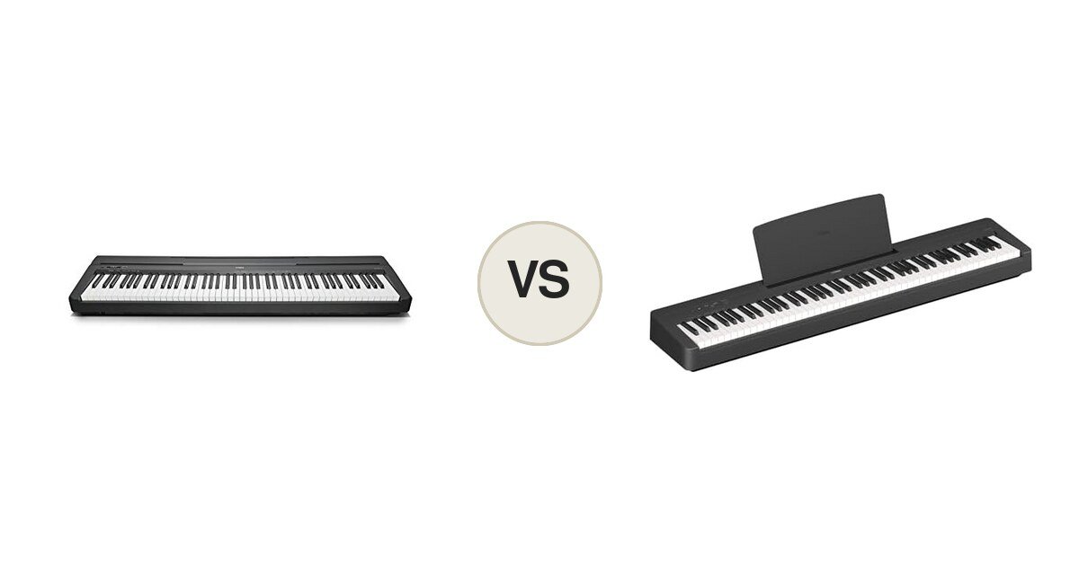 Montaje comparativo Yamaha P-45 contra Yamaha P-145BT