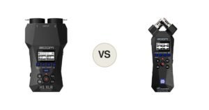 Zoom H1 XLR vs Zoom H1essential, montaje comparativo