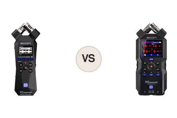 Montaje comparativo: Zoom H1essential y Zoom H4essential