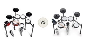 Alesis Nitro Pro vs Alesis Nitro Max, montaje comparativo