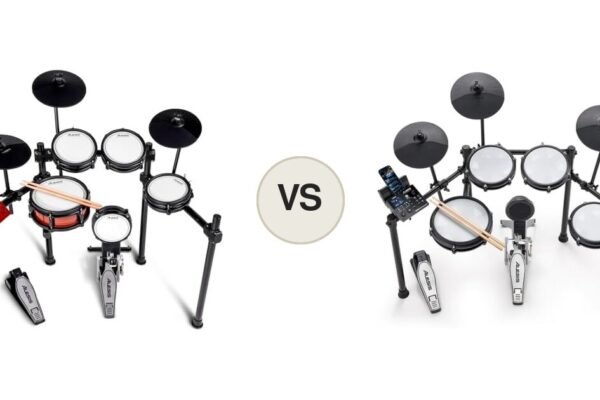 Alesis Nitro Pro vs Alesis Nitro Max, montaje comparativo