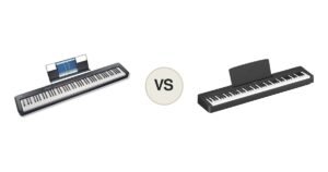 Casio CDP-S110 vs Yamaha P-145BT, montaje comparativo