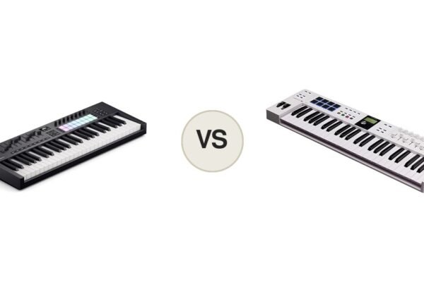 Novation Launchkey 49 MK4 vs Arturia KeyLab Essential 49 mk3, montaje comparativo