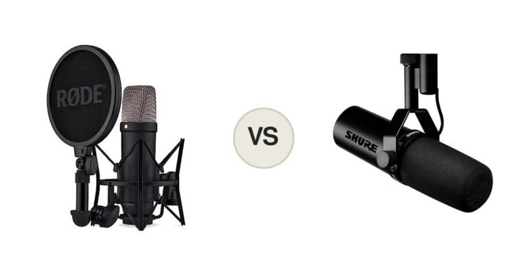 Rode NT1 vs Shure SM7dB