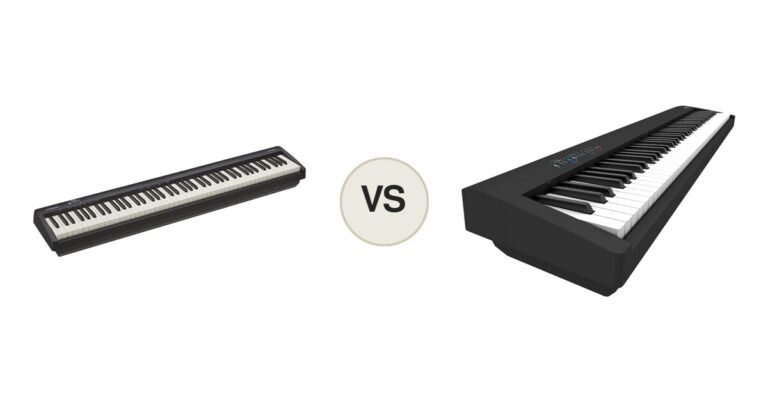 Roland FP-10 vs Roland FP-30X, montaje comparativo