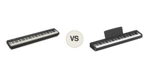 Roland FP-10 vs Yamaha P-145BT, montaje comparativo