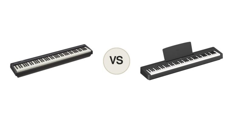 Roland FP-10 vs Yamaha P-145BT, montaje comparativo