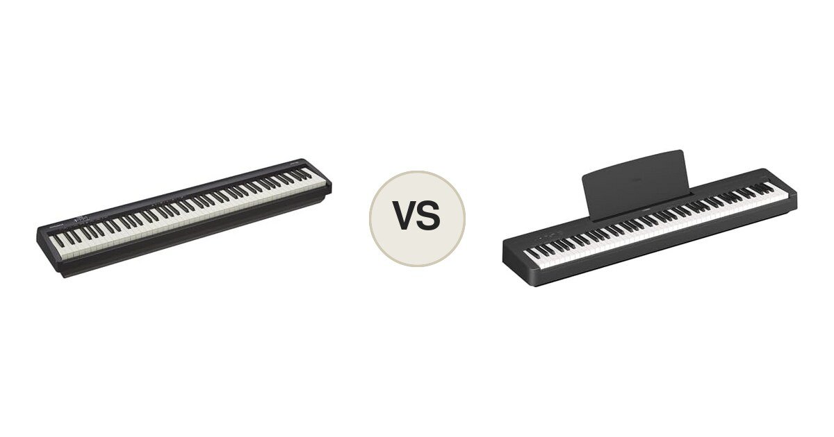 Roland FP-10 vs Yamaha P-145BT, montaje comparativo