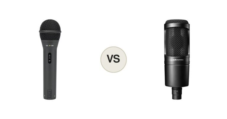Samson Q2U vs Audio-Technica AT2020