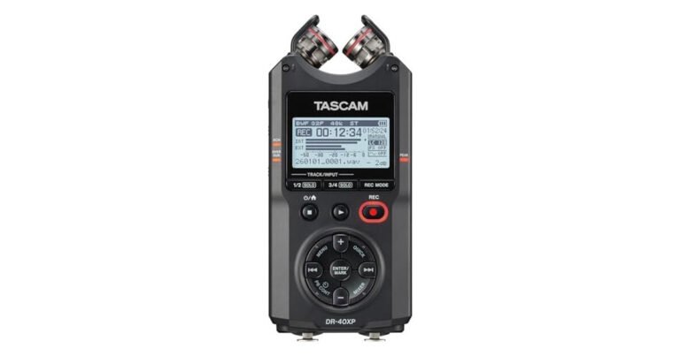 Tascam DR-40XP, grabadora portátil de 4 pistas