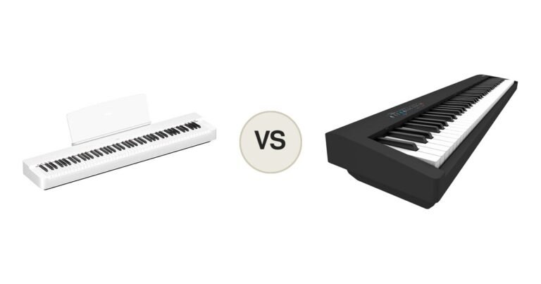 Yamaha P-225 vs Roland FP-30X, montaje comparativo