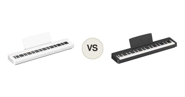 Yamaha P-225 vs Yamaha P-145BT, montaje comparativo